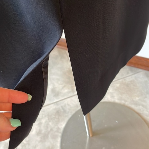 TAHARI Arthur S. Levine staple career black sheath dress O/S round collar 12P - Picture 6 of 14